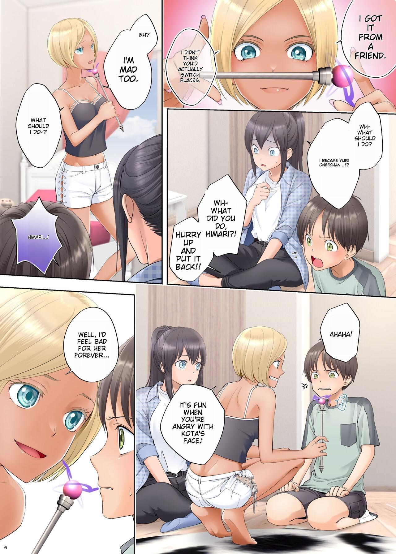 Nice Tits Boku Swap Ane ~Akogare no Onee-chan to Karada o Irekaerareteshimatta Boku English - Original Corrida - Page 6