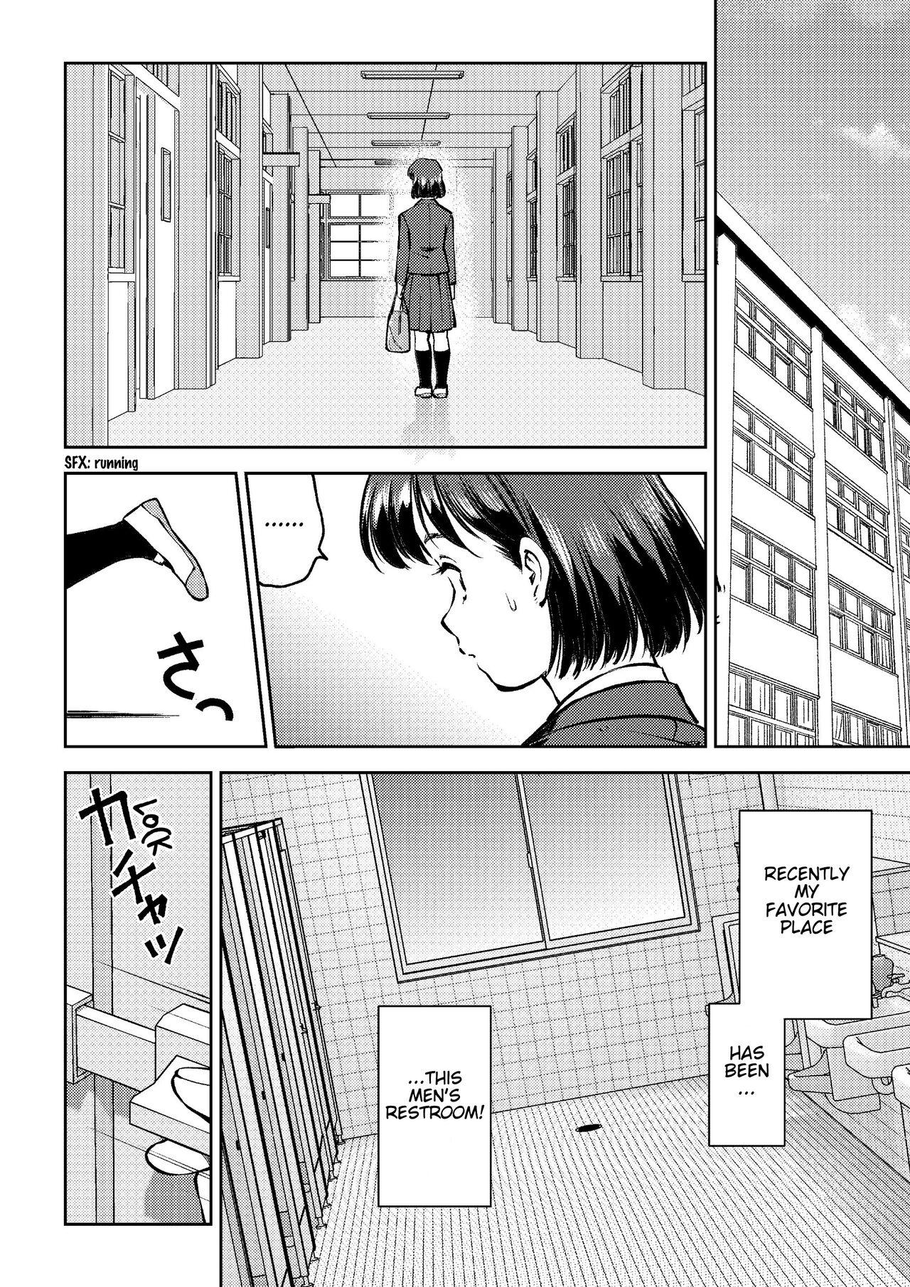 Adolescente Houkago no Danshi Toire de | In The Men's Room After School Private Sex - Page 2