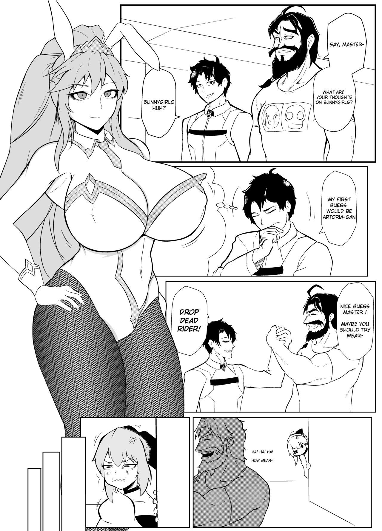 Body Massage うさぎの年 - Fate grand order Gay Hairy - Page 1
