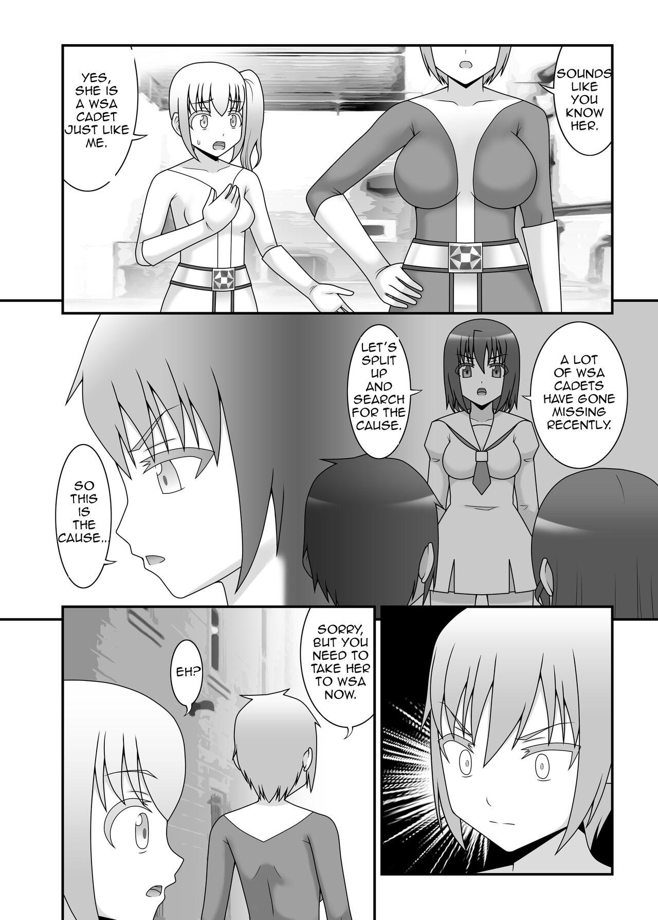 Hardcore Gay Teisou Sentai Virginal Colors Ch.3 | Chastity Sentai Chaste Colors Ch. 3 Brunette - Page 6