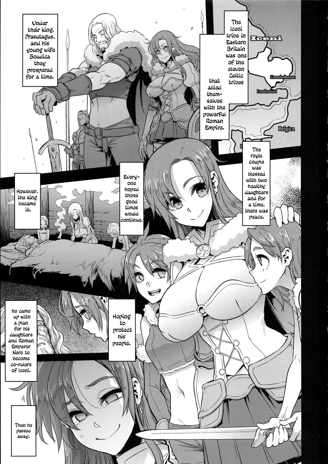 Eating Pussy (COMIC1☆13) [DA HOOTCH (ShindoL)] BOUDICA -Yakusoku Sarezaru Shouri no Joou- | The Queen of Victory Who Never Compromises (Fate/Grand Order) [English]] [EHCOVE] - Fate grand order Free Amateur Porn - Page 2