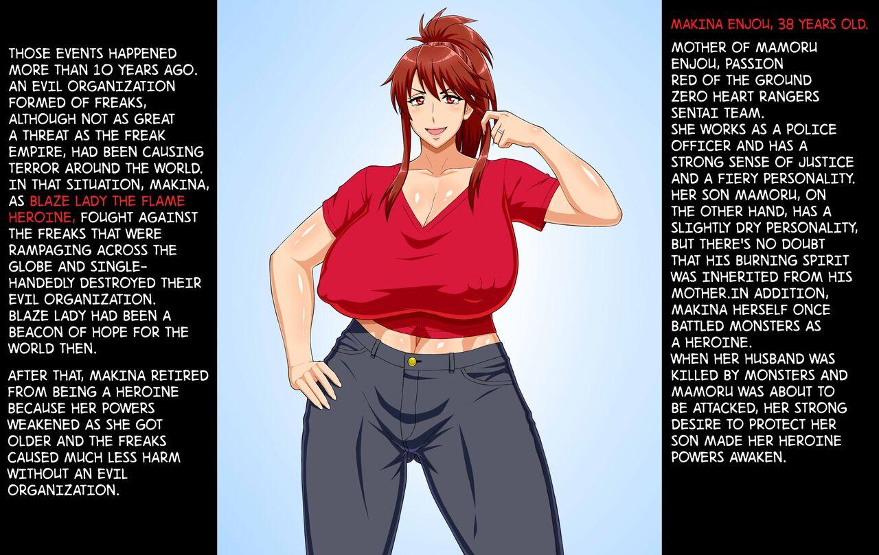 The Story of How Even Sentai Red's Mother Got Turned Into a Freak's Onahole Soldier 2