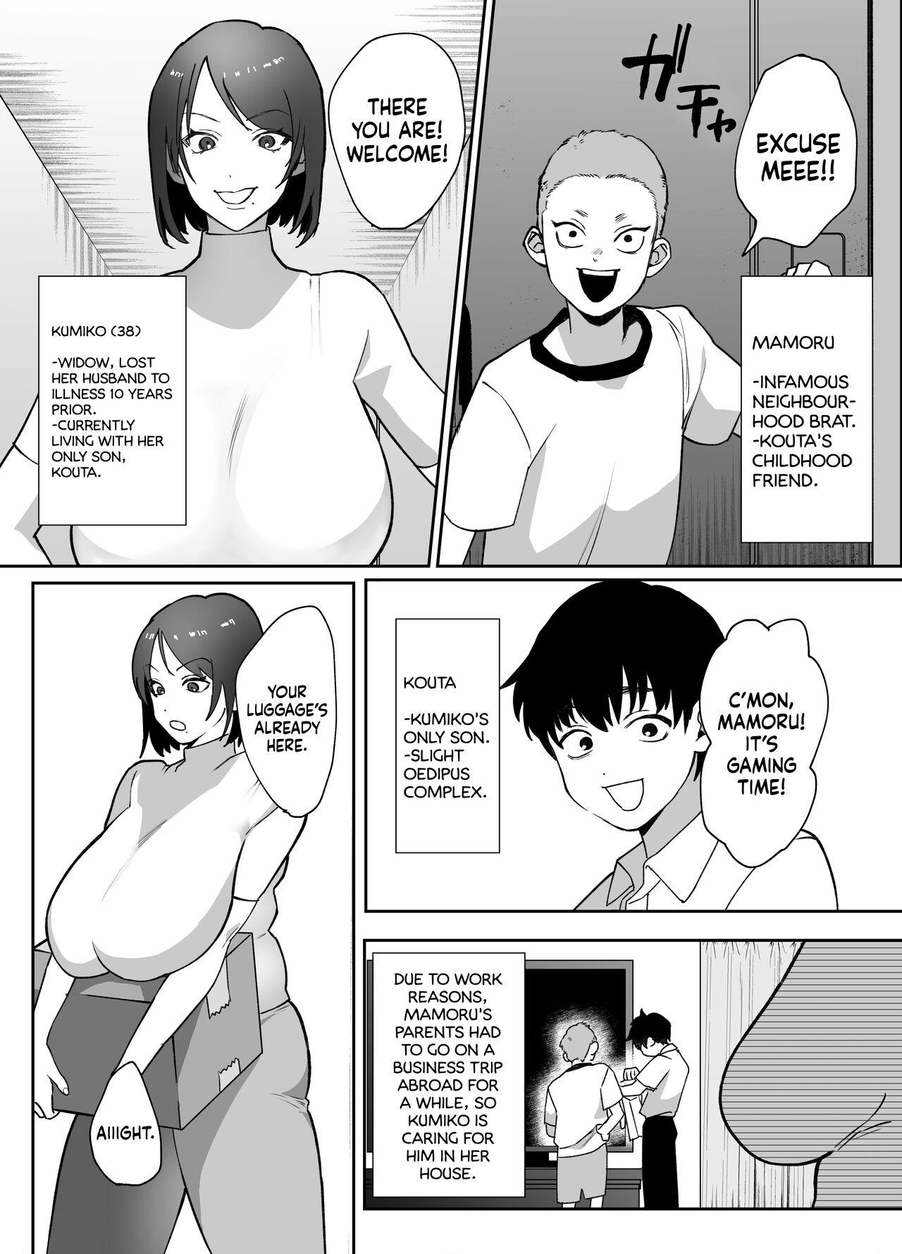 Sensual Kaa-san ga Tomodachi to Sex Shiteita Ken | The Story Of How My Friend Had Sex With My Mother - Original Caiu Na Net - Page 2