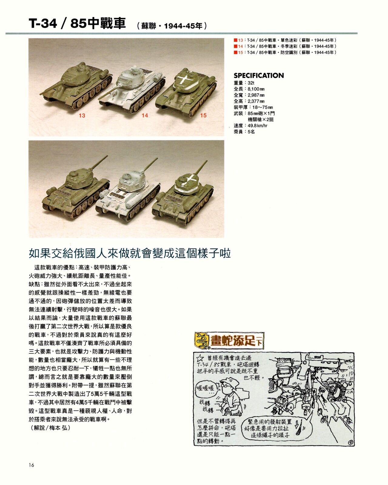 世界戰車博物館圖鑑(2009台版)  PANZERTALES WORLD TANK MUSEUM illustrated (chinese) 15
