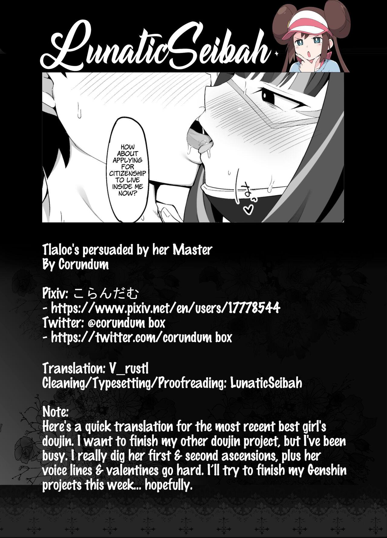 Spoon Tlaloc's persuaded by her Master - Fate grand order Gaping - Page 5