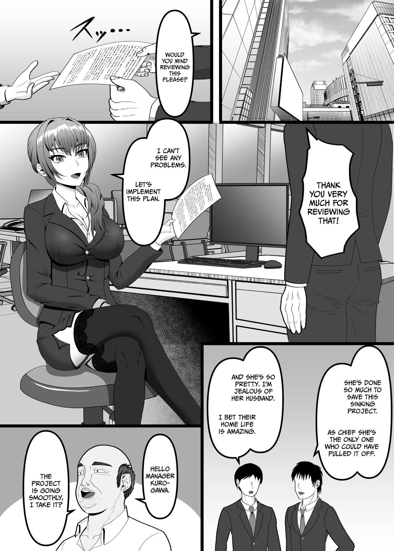 Tgirl Hamerareta Hitozuma OL no Matsuro Kyousei Chitsunai Shasei no Hate ni... | The Final Days of a Married Office Lady... - Original Amatuer Sex - Page 2