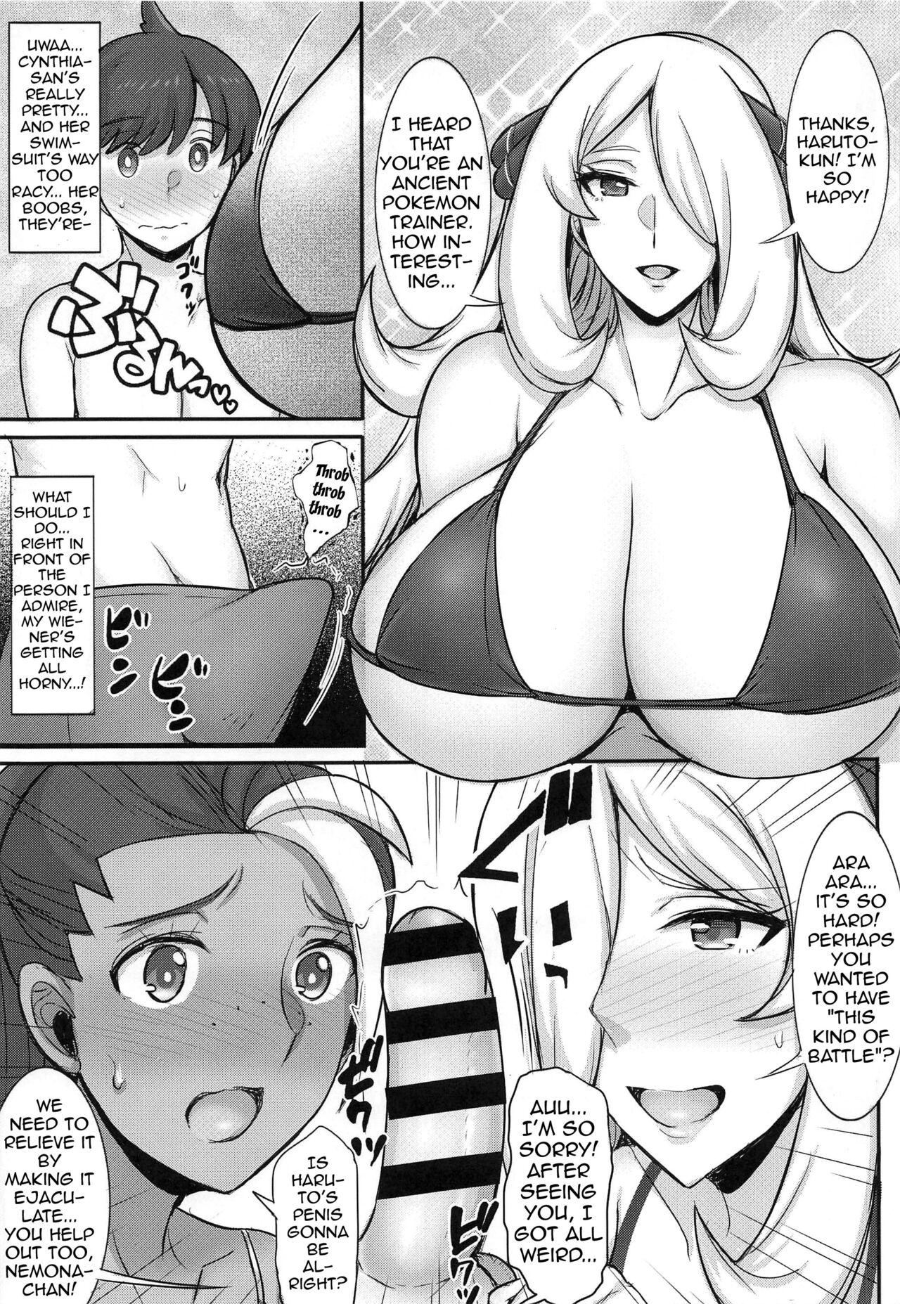 18 Year Old Porn Shirona-san no Natsuyasumi - Pokemon | pocket monsters Mexicano - Page 4