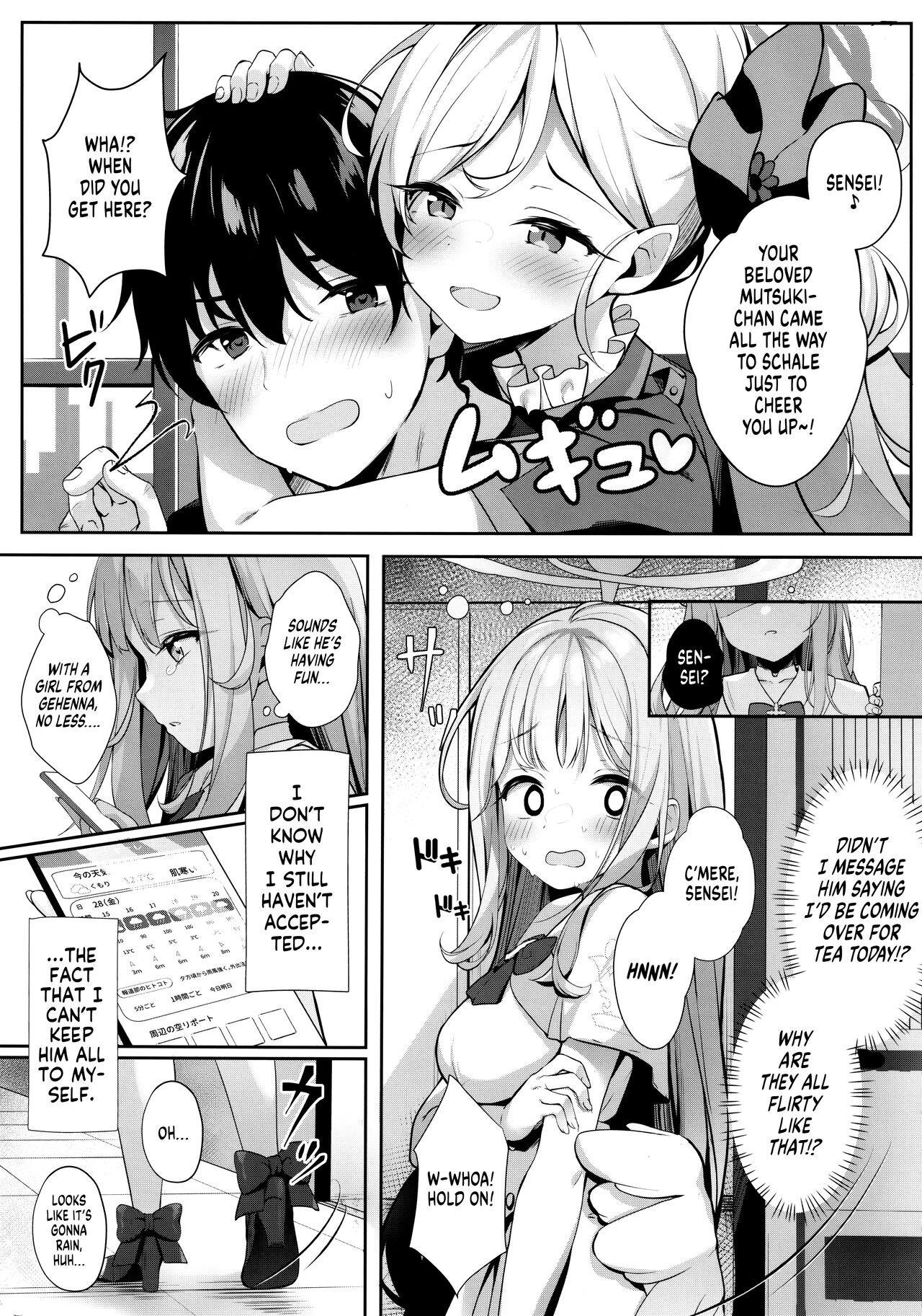 Petite Mika to Amayadori | Sweet Shelter with Mika - Blue archive Jacking - Page 4