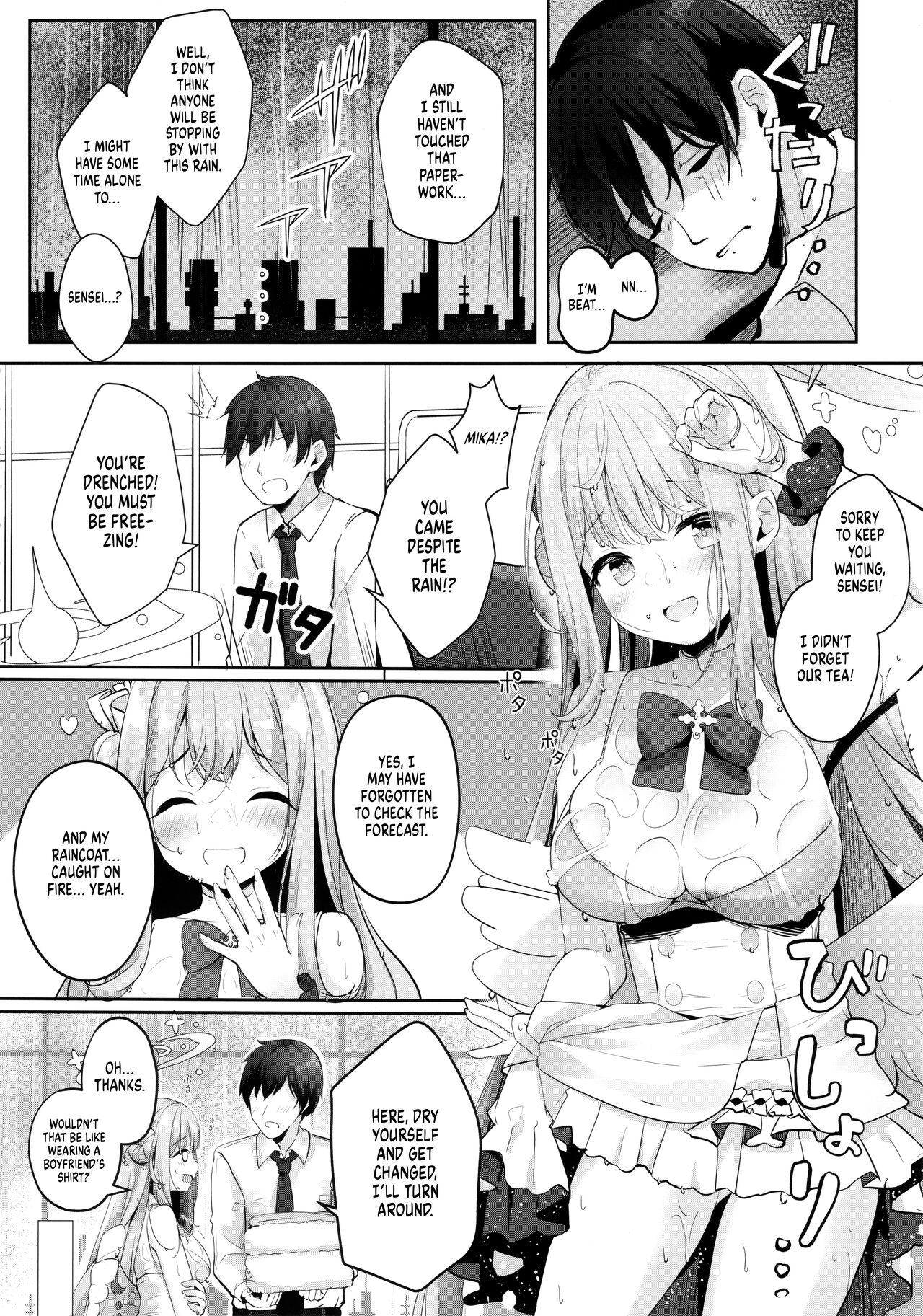 Petite Mika to Amayadori | Sweet Shelter with Mika - Blue archive Jacking - Page 5