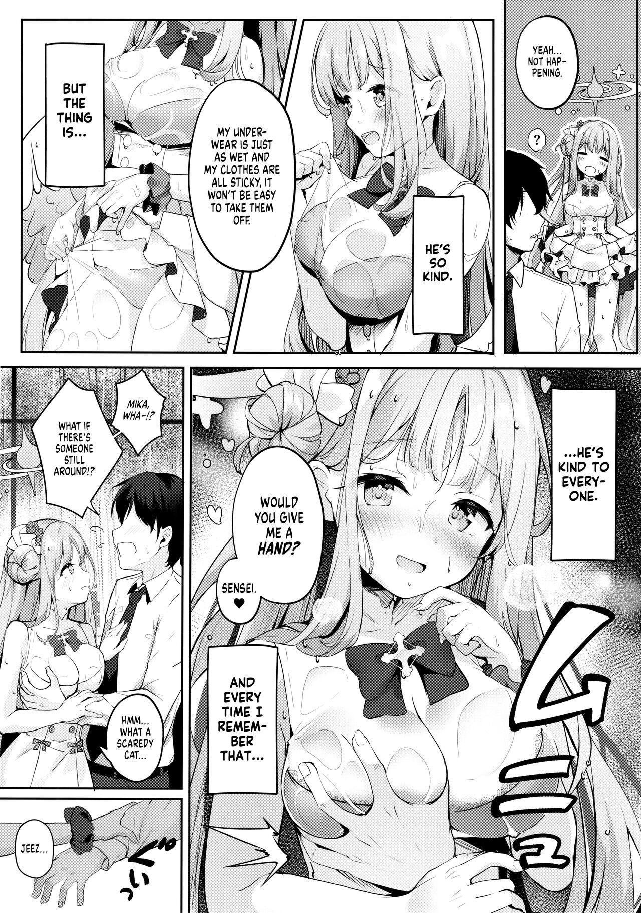 Gay Massage Mika to Amayadori | Sweet Shelter with Mika - Blue archive Top - Page 6