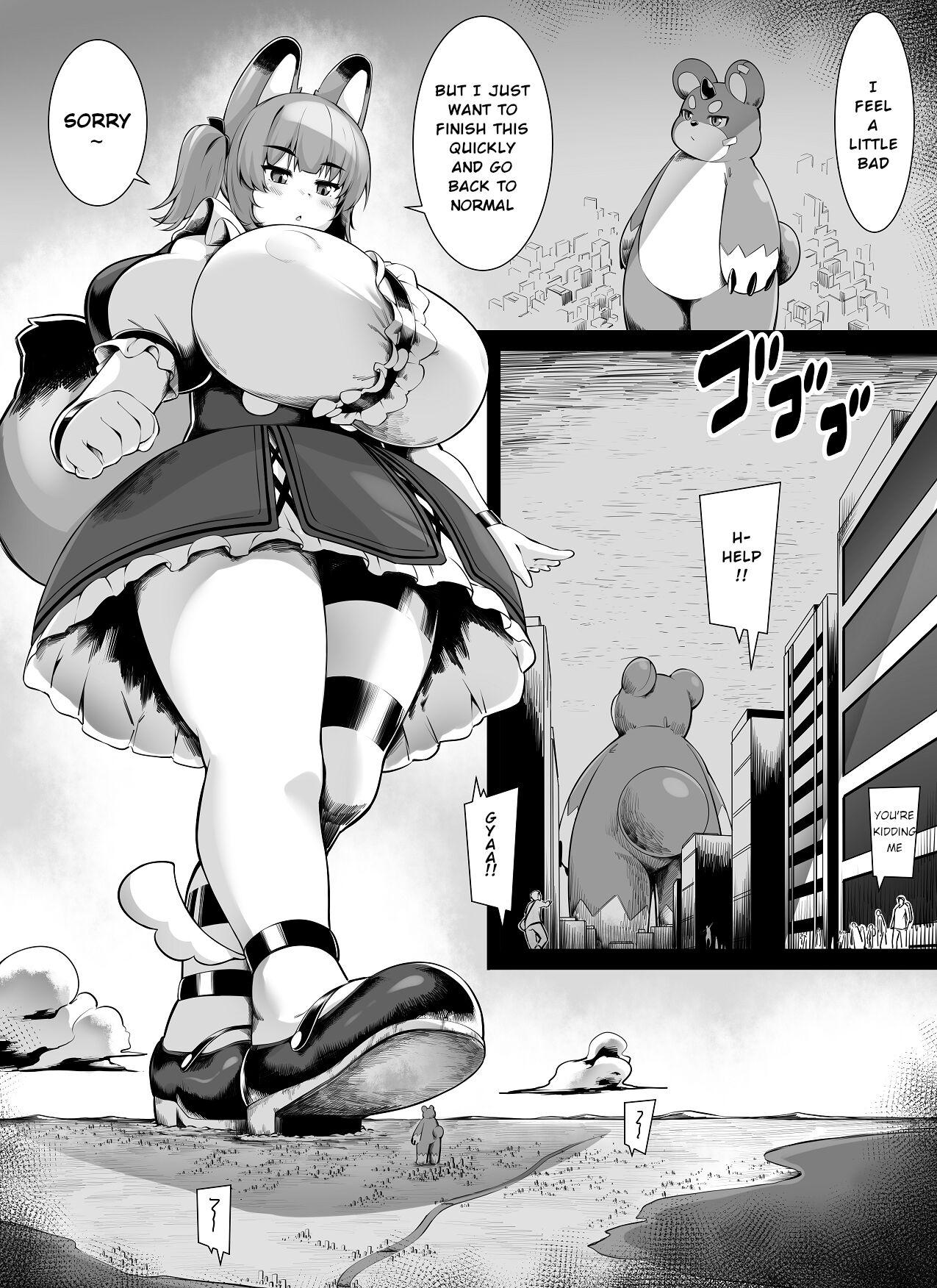 Bakunyuu Kitsune Mimi Mahou Shoujo wa Kyodaika shika Dekimasen! | Big breasted fox eared magical girl can only be huge! 10