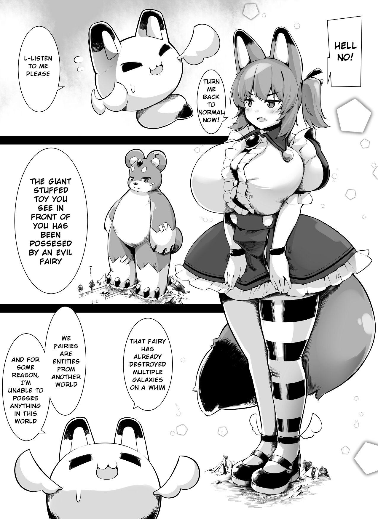 Spooning Bakunyuu Kitsune Mimi Mahou Shoujo wa Kyodaika shika Dekimasen! | Big breasted fox eared magical girl can only be huge! - Original Love Making - Page 5