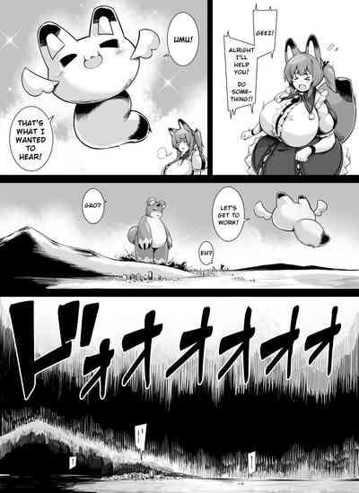 Bakunyuu Kitsune Mimi Mahou Shoujo wa Kyodaika shika Dekimasen! | Big breasted fox eared magical girl can only be huge! 9