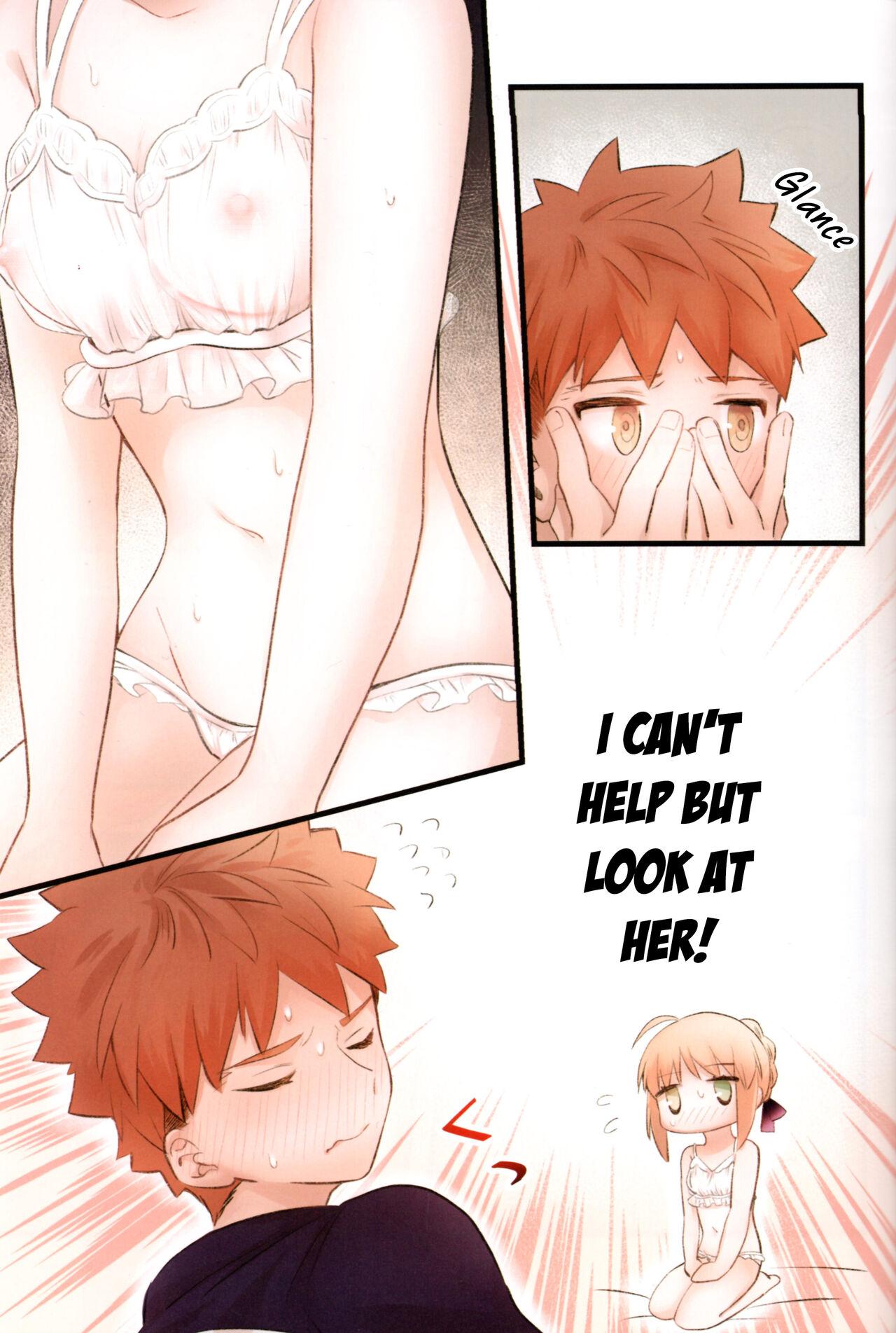Ohmibod Souiu Shitagi wa Ore ni wa Hayai | This kind of underwear is too much for me. - Fate stay night First Time - Page 8