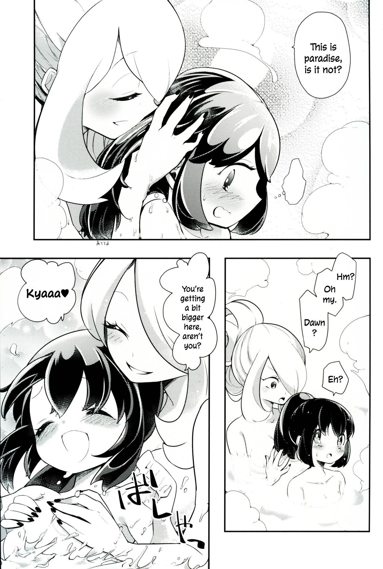 Hot Sluts Otome no Kashikiri Fuen Onsen | Maiden's Private Lavaridge Hot Spring - Pokemon | pocket monsters Gay Bang - Page 6