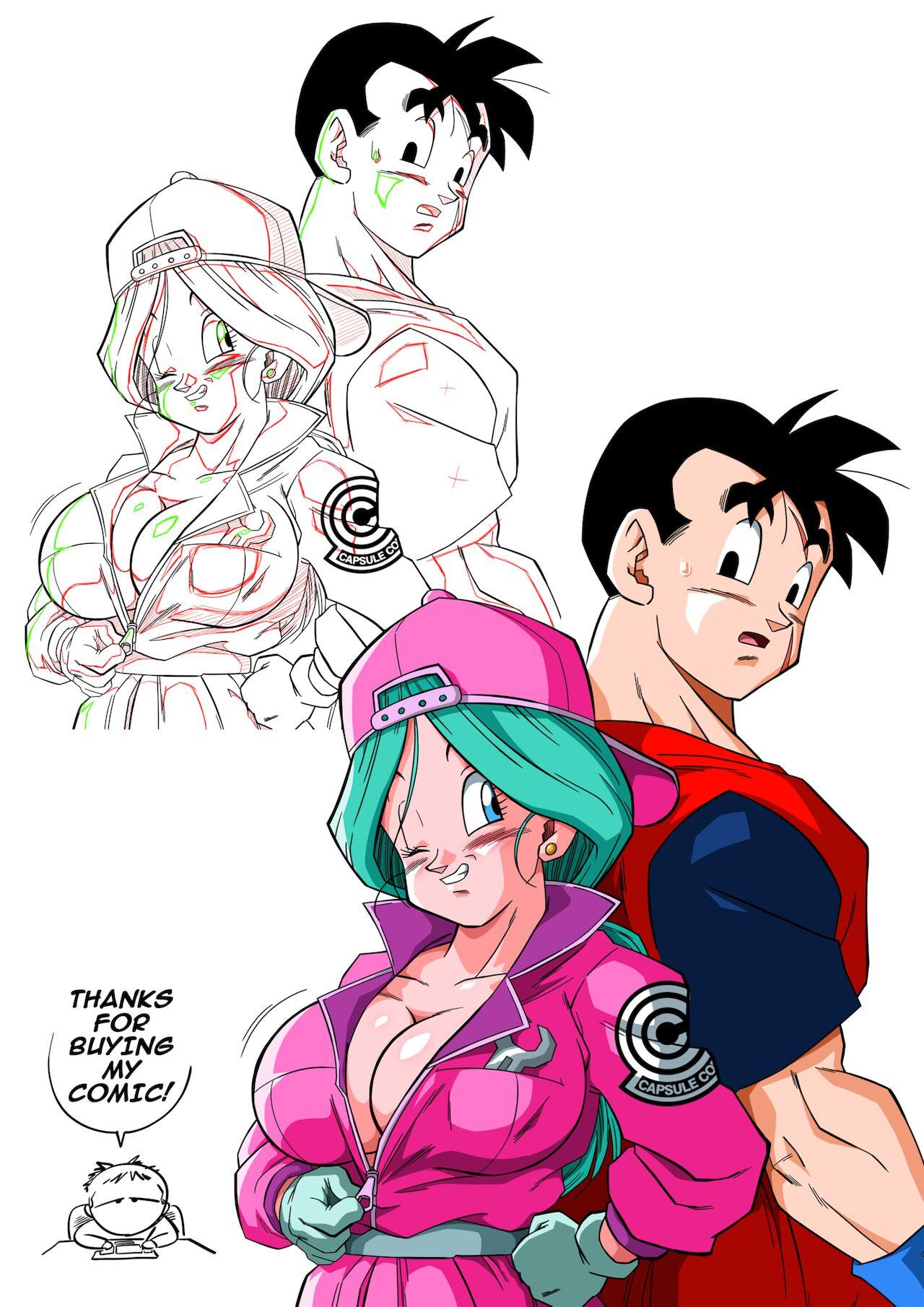 Homemade Lost of sex in this Future! - BULMA and GOHAN - Dragon ball z Best Blowjob - Page 17