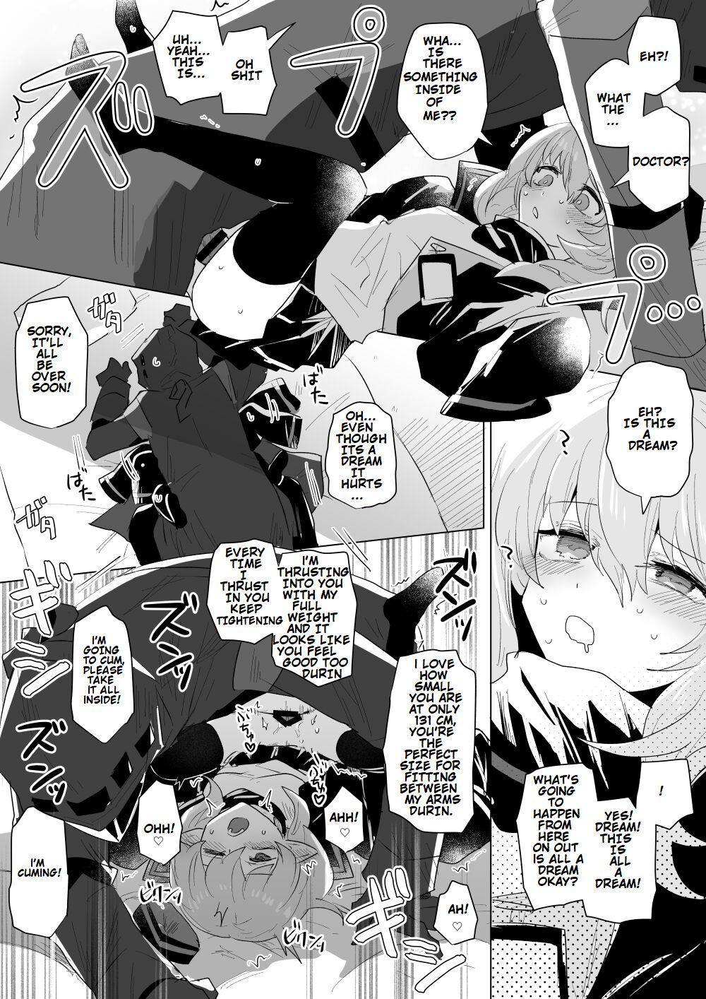 Girl Get Fuck iwashi80] Doctor laying hands on sleeping Durin - Arknights Large - Page 3