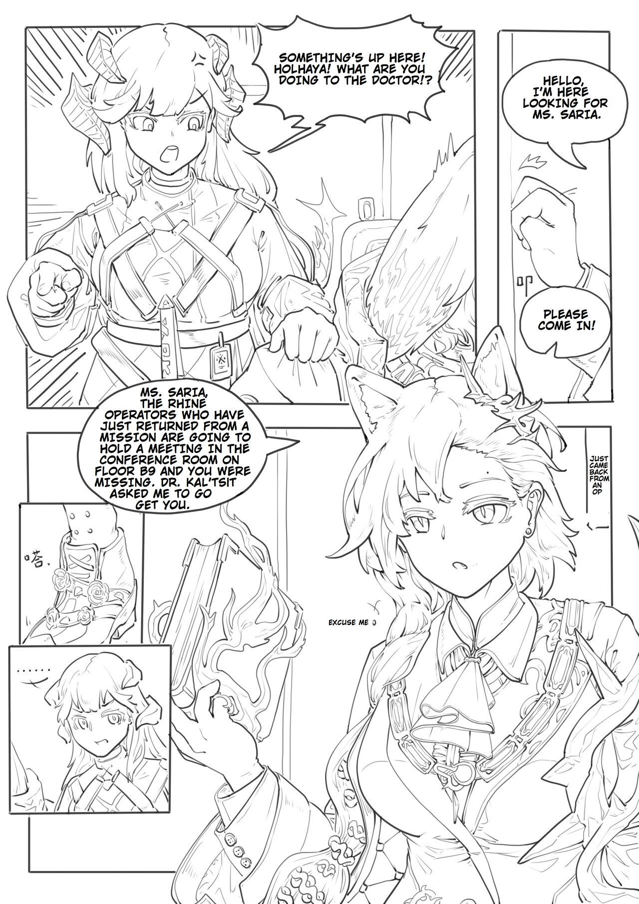 Holhaya and the Doctor's caressing routine (Arknights) [English) 10