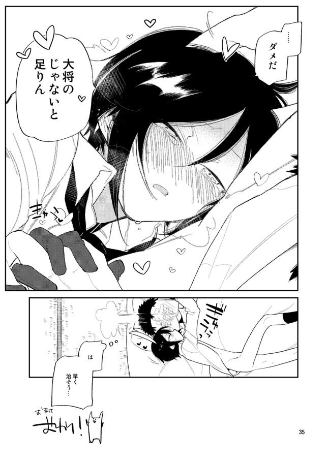 Nalgas Usagi wa Mannen Hatsujoukitte Hontoukana Yagen-kun - Touken ranbu Striptease - Page 33