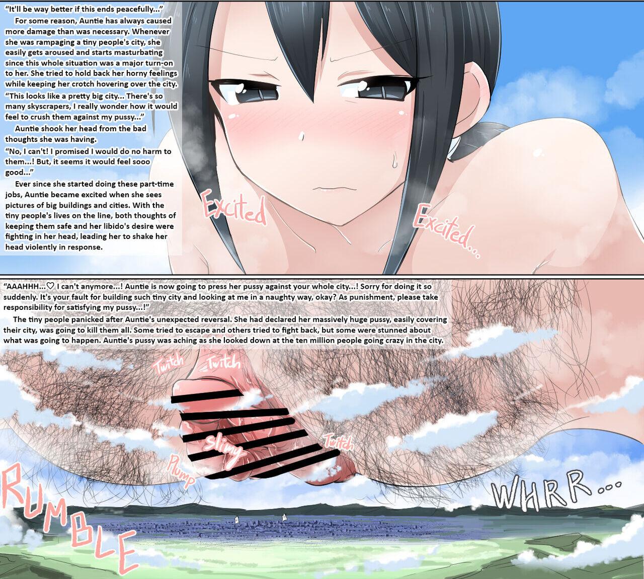 Ochikonium Terada Ochiko Chou Kyodai Obasan Jouriku 2 giantess 13