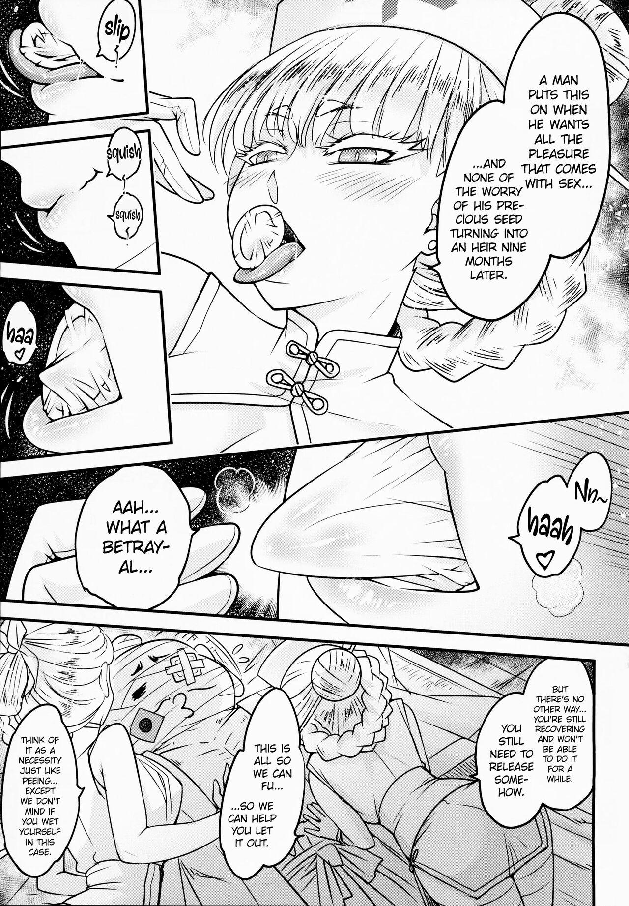 Punheta Hyakkasou 10 <<Kindan Kaigo Hakui no Kingin Sousetsu>> - Original Masturbation - Page 4