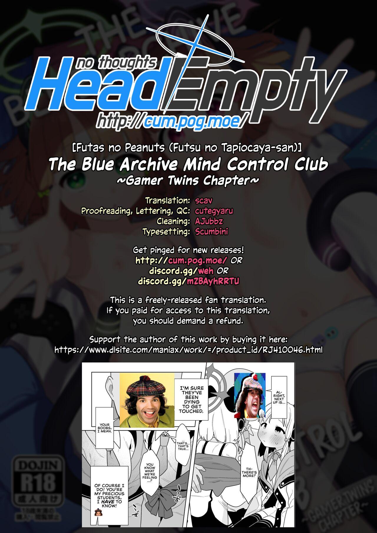 [Futsu-no-Tapioca-Yasan (Futatsuno-Peanuts)] BluArch Saimin-bu 2 ~Saiba Midori & Momoi Hen~ | The Blue Archive Mind Control Club ~Gamer Twins Chapter~ (Blue Archive) [English] [head empty] [Digital] 27