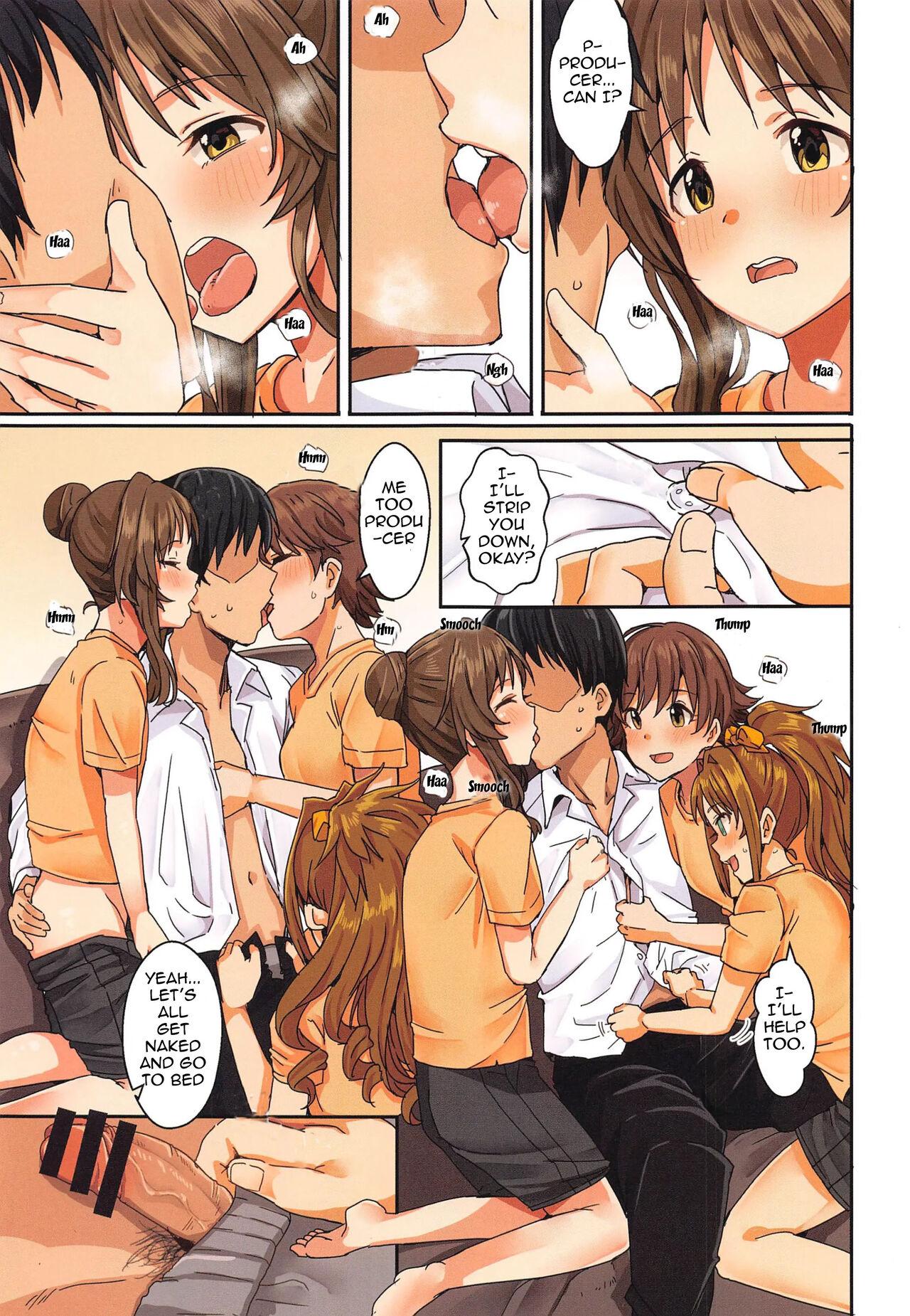 Sexy Sluts Passion wa H na Idol ga Oosugiru | There are waaay too many lewd Idols!!! Passion Edition - The idolmaster Bisex - Page 6