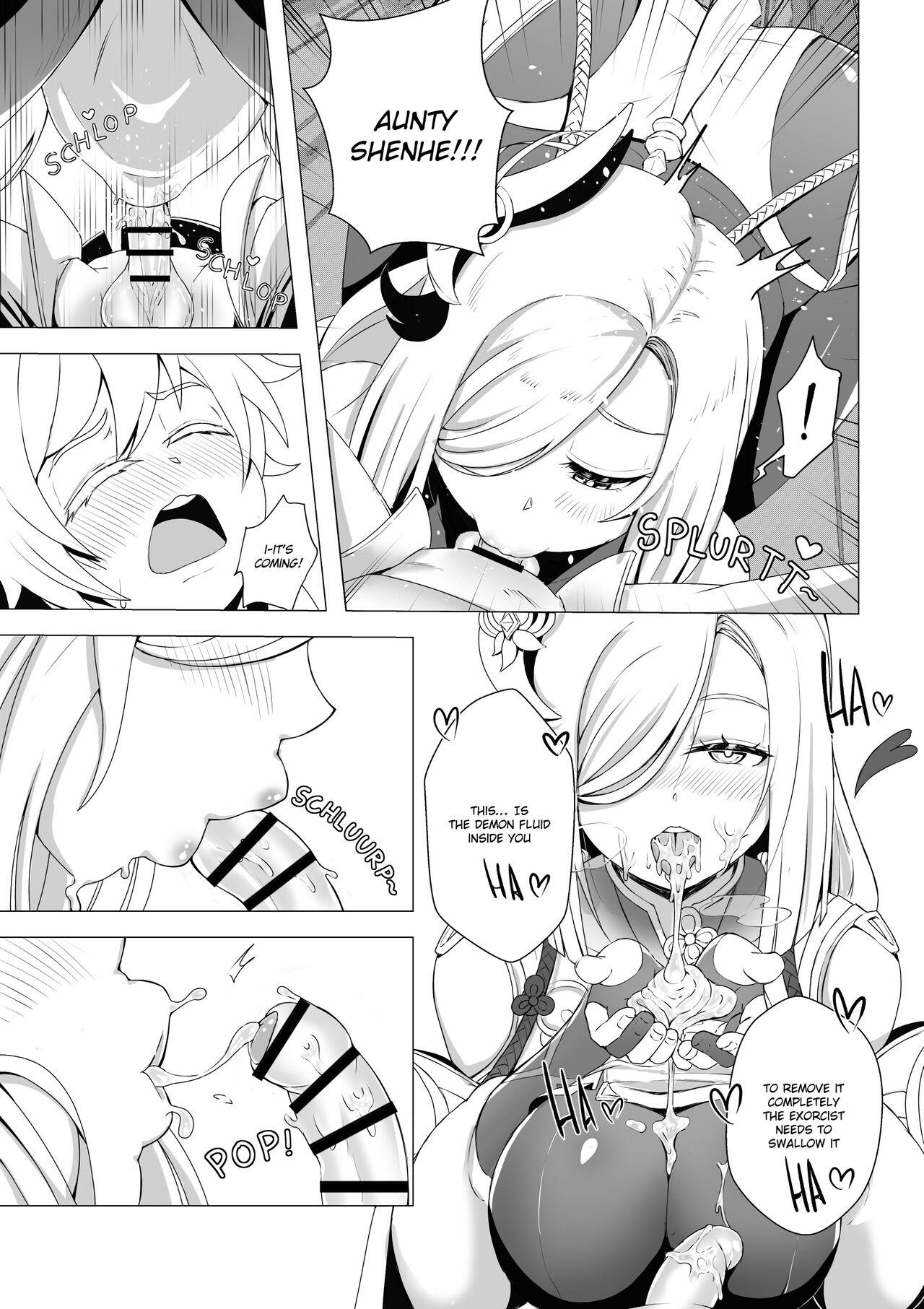 Leather Emergency Exorcist Training - Genshin impact White Girl - Page 9