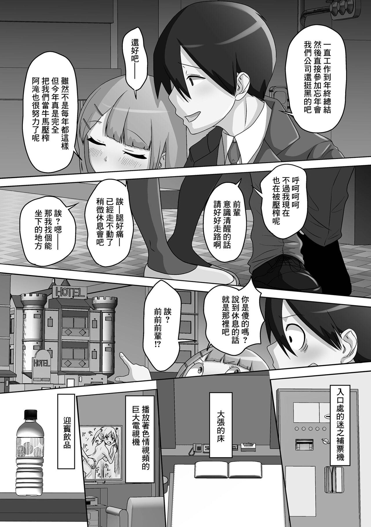 Rough Sex Chiisai Senpai no Ookii Kouhai wa Yakimochi Couple Fucking - Page 2