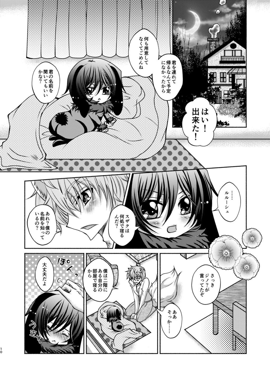 Macho Ookami Suzaku X Kuro Usagi Lelouch Tsume - Code geass Gay Fuck - Page 8