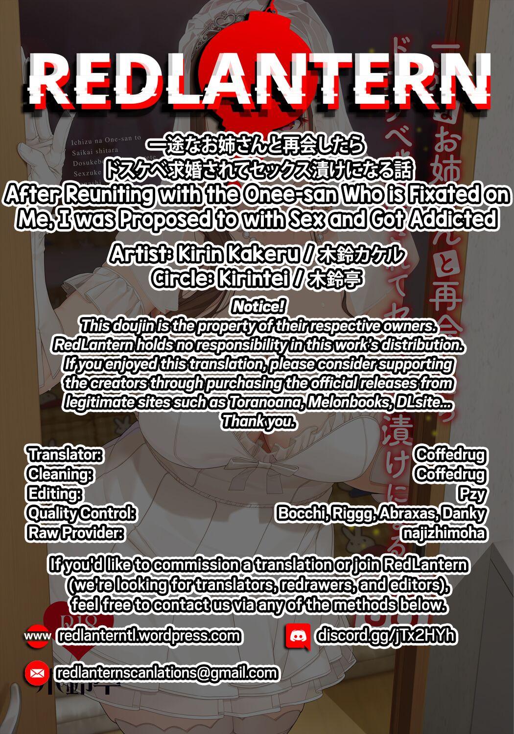 [Kirintei (Kirin Kakeru)] Ichizu na Onee-san to Saikaishitara Dosukebe Kyuukonsarete Sex Tsukeninaru Hanashi | After Reuniting with the Onee-san Who is Fixated on Me, I was Proposed to with Sex and Got Addicted [English] [Coffedrug+RedLantern] [Digital] 28