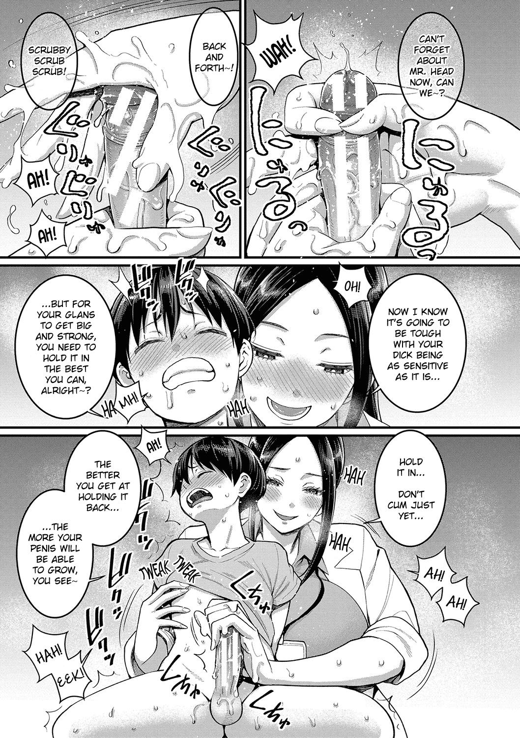 Real Amature Porn [Agata] Shiori Sensei wa Ochinchin no Sodateya-san | Shiori-Sensei, The Nuturing Nurse Collection [English] [Digital] Large - Page 11