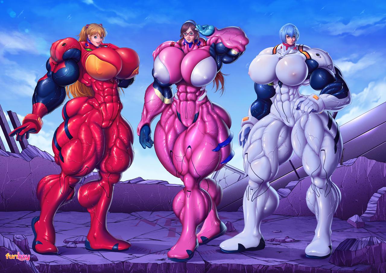 anime muscle girl collection 106