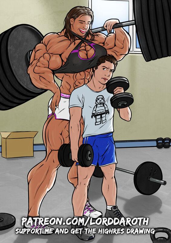 anime muscle girl collection 11