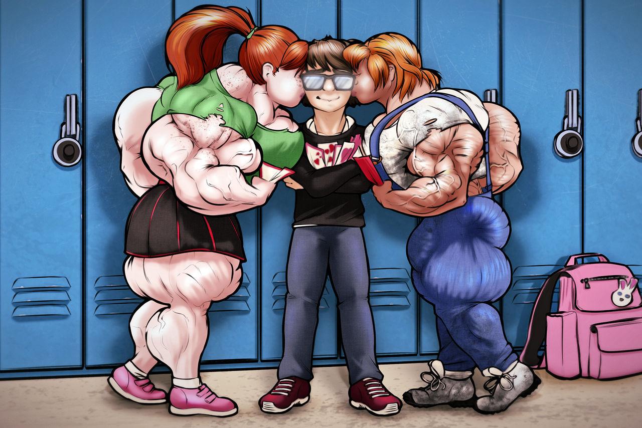 anime muscle girl collection 124