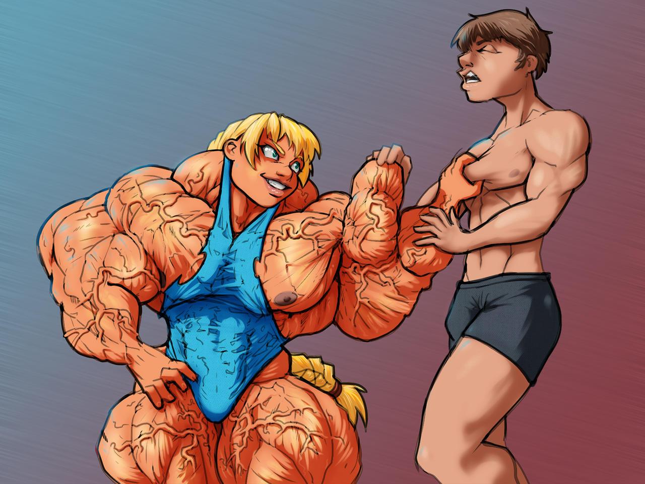 anime muscle girl collection 127