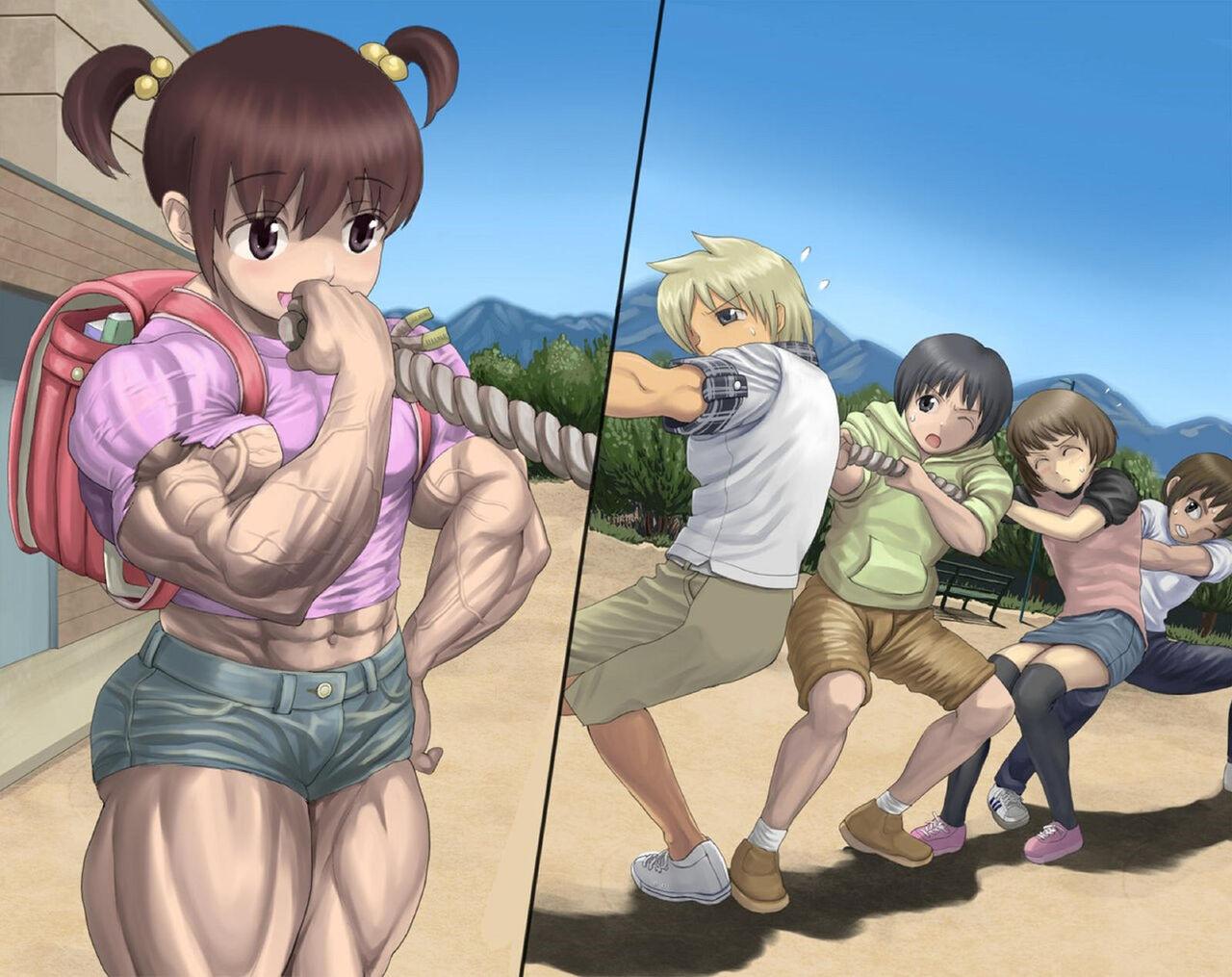 anime muscle girl collection 135