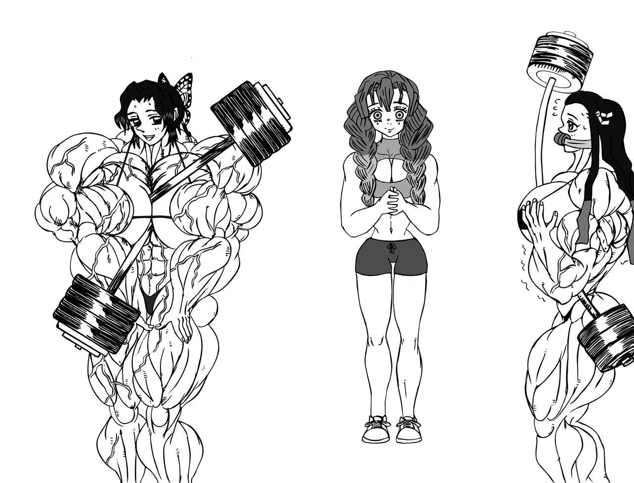 anime muscle girl collection 138
