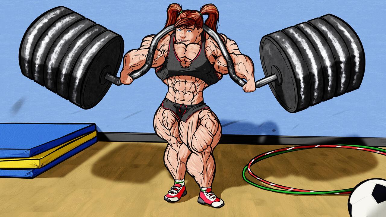anime muscle girl collection 13