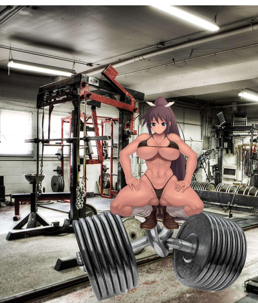 anime muscle girl collection 15