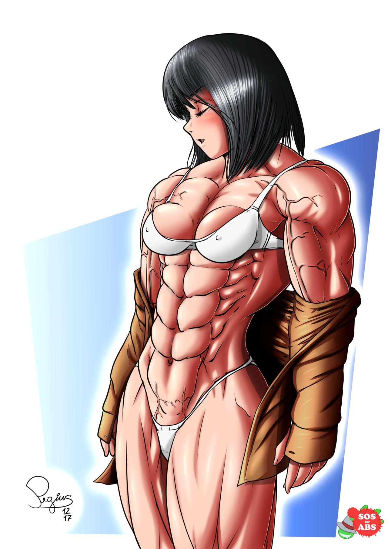 anime muscle girl collection 26