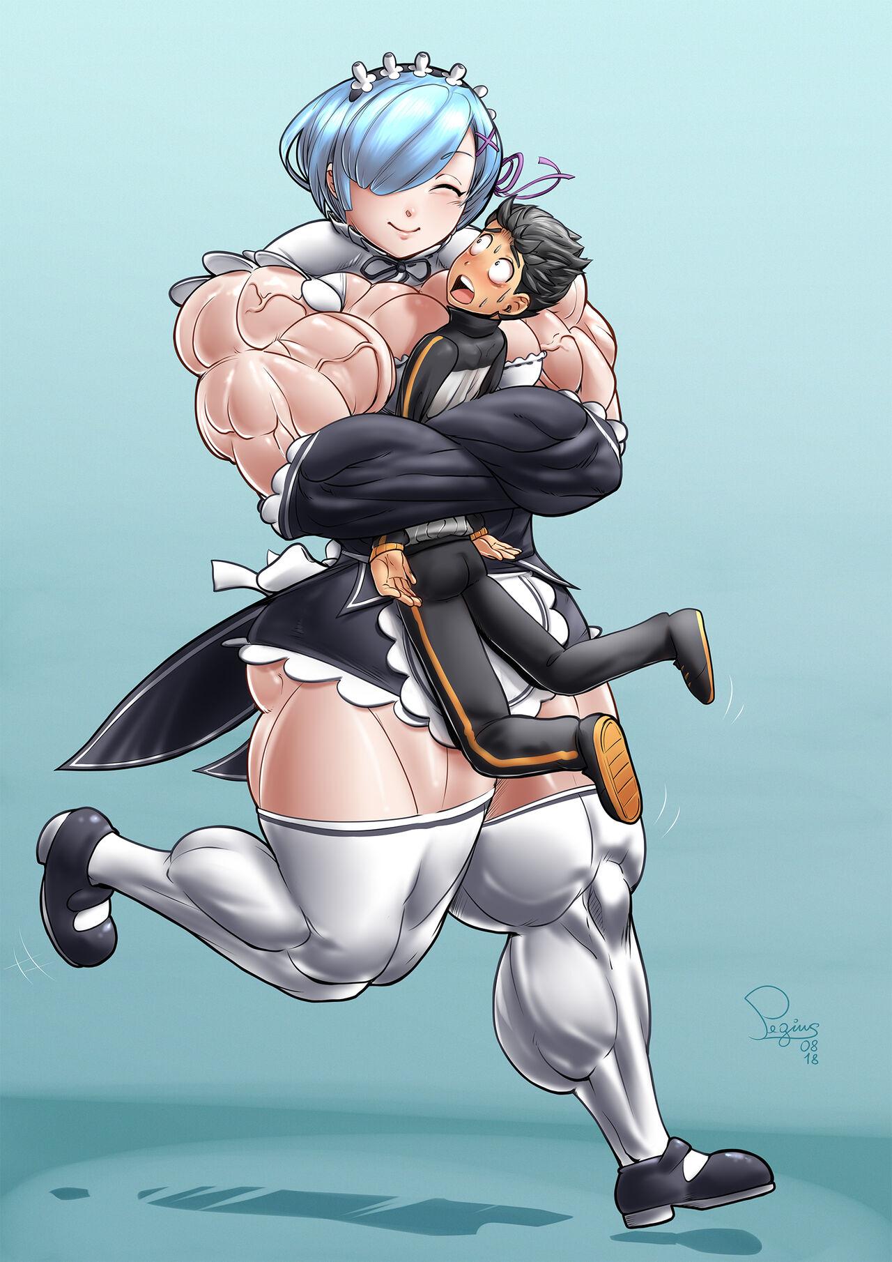 anime muscle girl collection 33