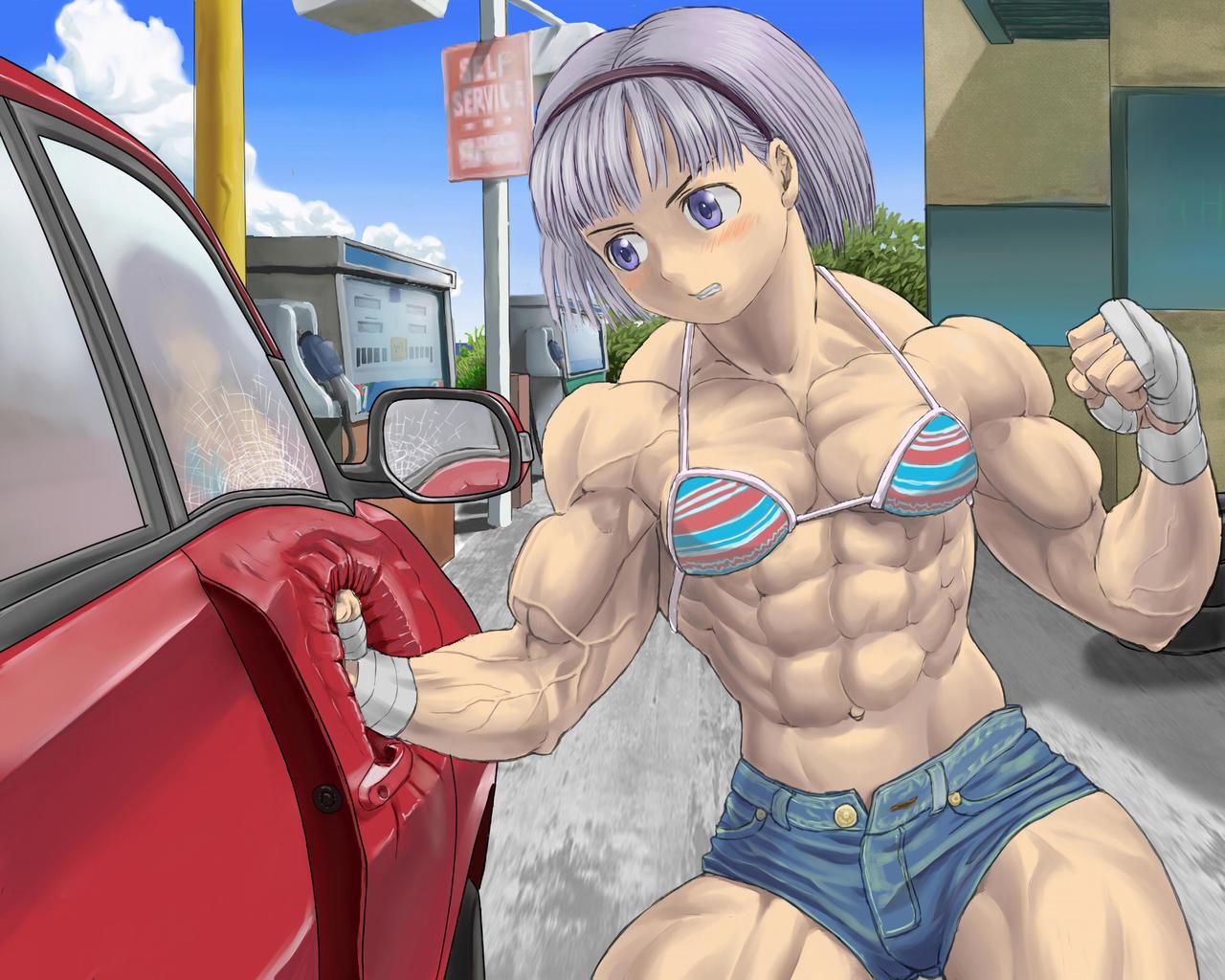 anime muscle girl collection 36