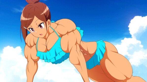 anime muscle girl collection 42