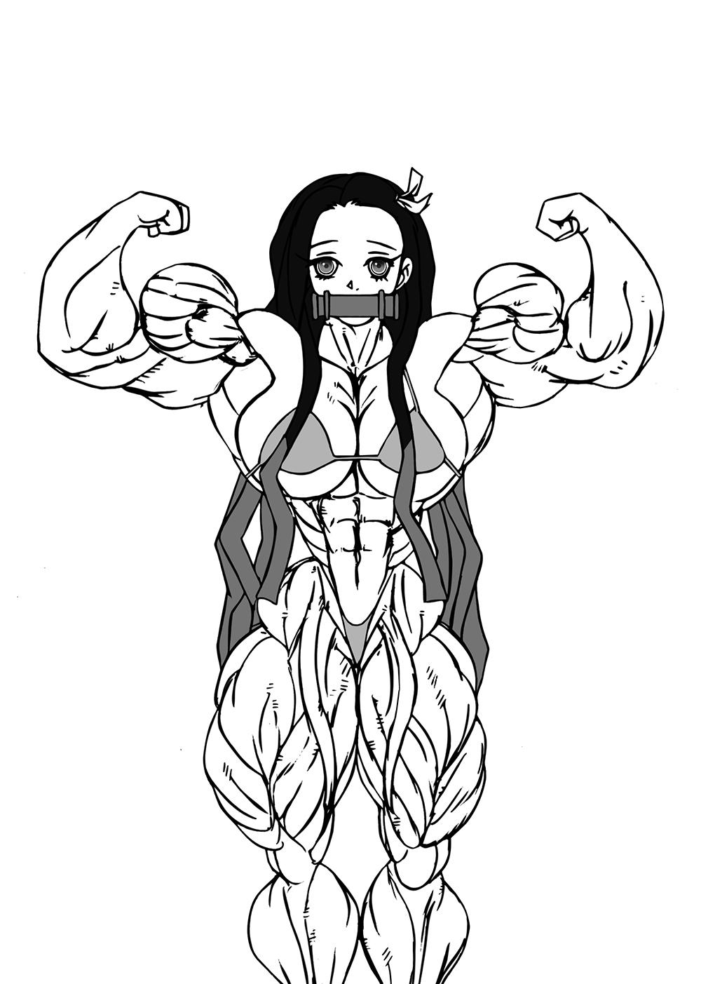anime muscle girl collection 55