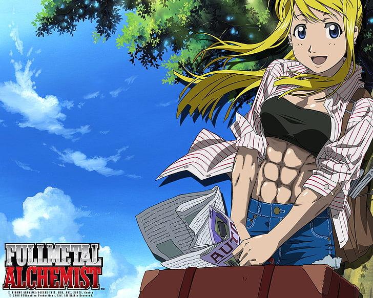 anime muscle girl collection 62