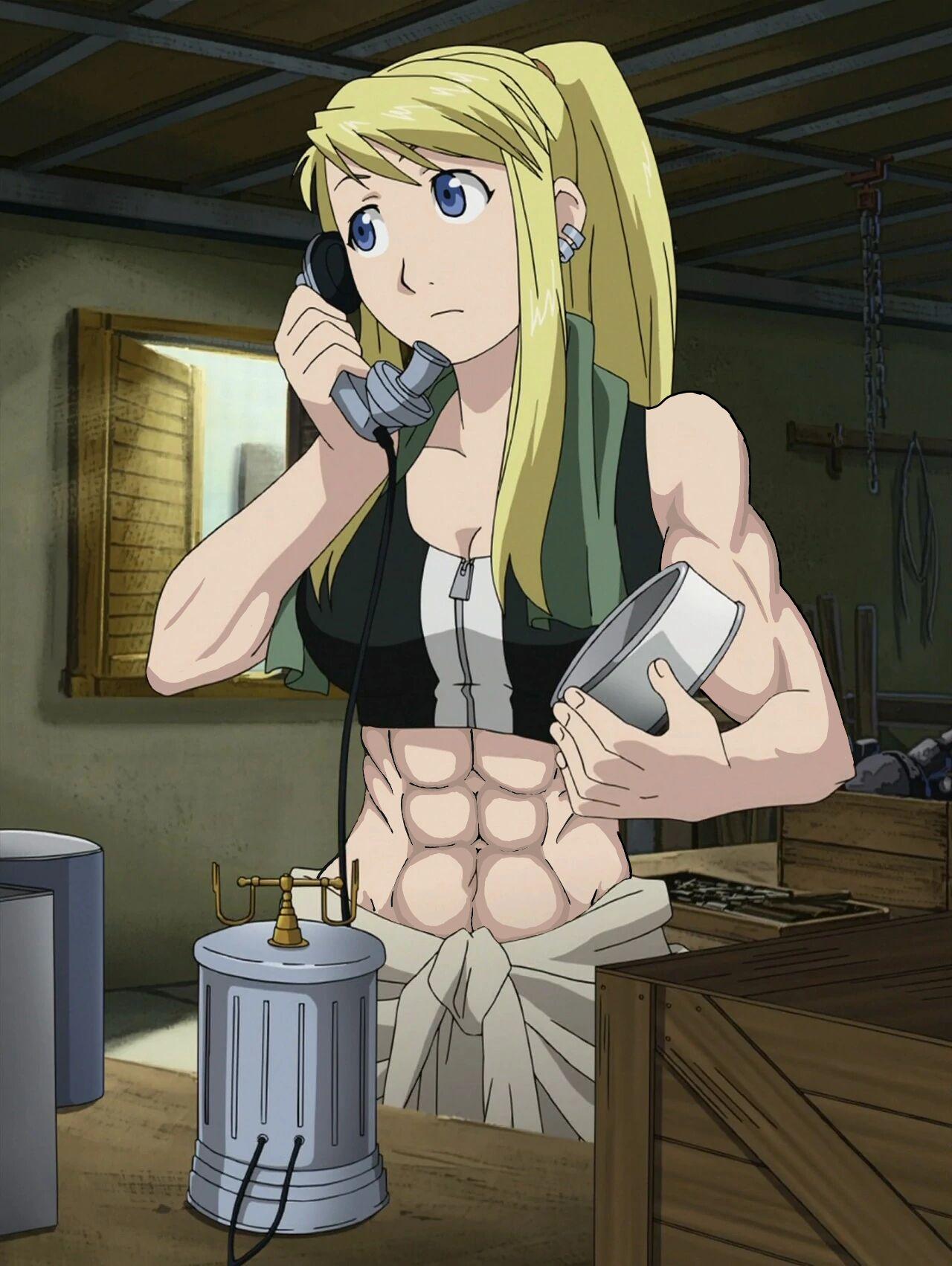 anime muscle girl collection 73