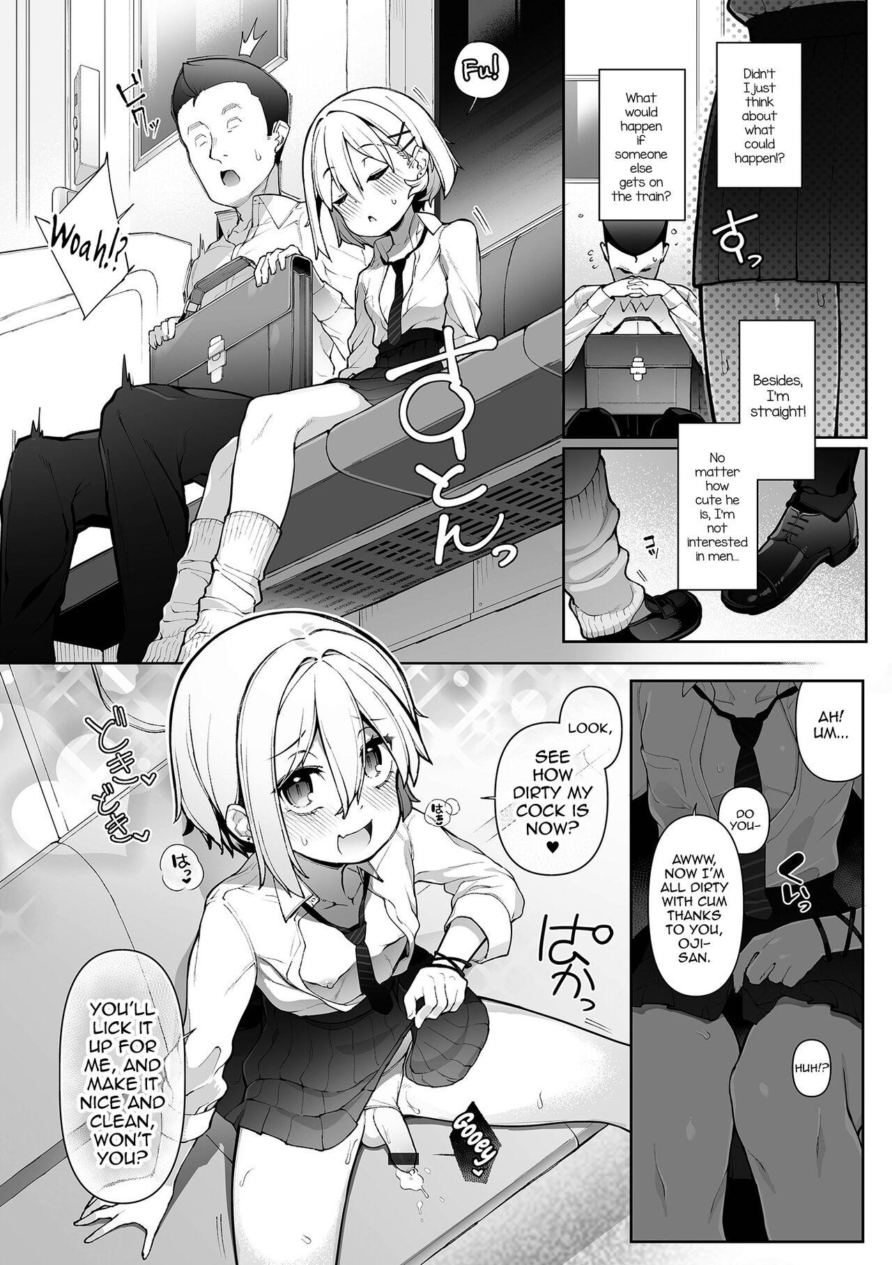 Huge Tits Densha de Yuuwaku Otokonoko! Hugecock - Page 7