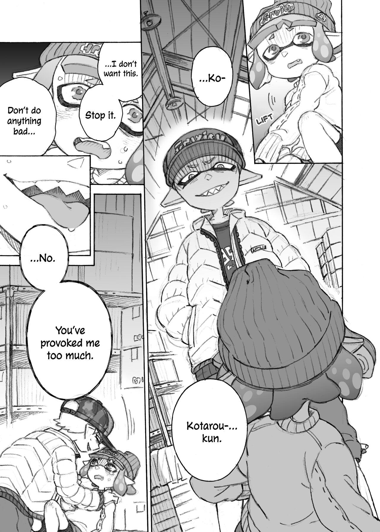 Perfect Teen Kininaru Anoko wo Mama ni Shichao | I'll Make That Girl On My Mind into a Mama - Splatoon Gay Gangbang - Page 9