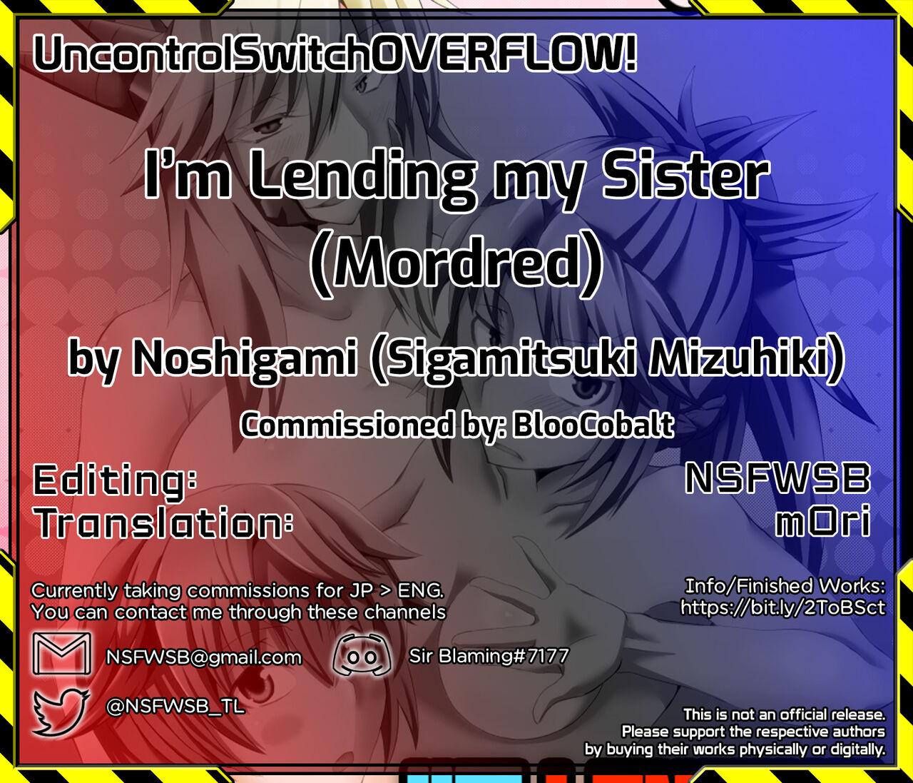 Mordred Kashimasu | I'm Lending my Sister 24